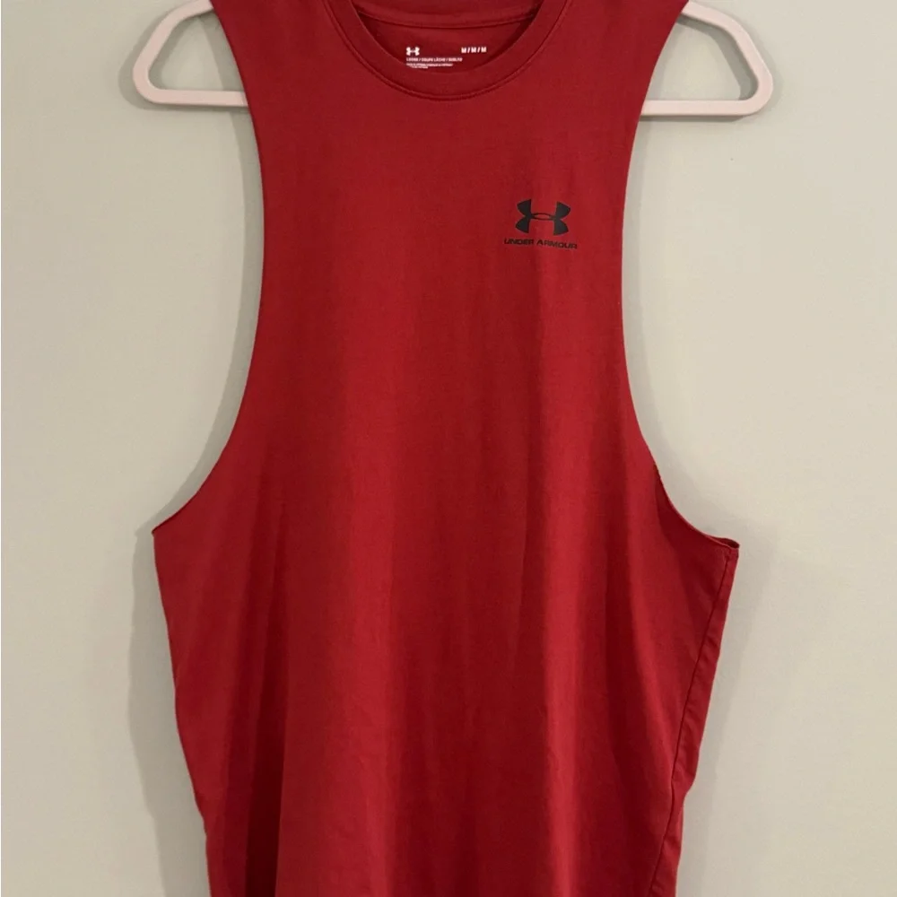 Under Armour Men's Red Tank Top - Picture 1 of 4